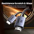 Dây, cáp HDMI 2.1 dài 1M 8K@60Hz 48Gbps hỗ trợ HDR eARC Ugreen 25908 cao cấp