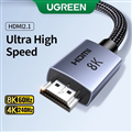 Dây, cáp HDMI 2.1 dài 2M 8K@60Hz 48Gbps hỗ trợ HDR eARC Ugreen 25910 cao cấp