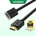 Dây, Cáp HDMI nối dài 3M hỗ trợ 4K 2K chính hãng Ugreen 10145 cao cấp