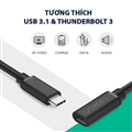 Dây, Cáp nối dài USB Type C Ugreen 40574 dài 0,5m cao cấp