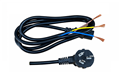 Dây nguồn 3 chân chéo dẹt dài 1,8m (10A-250V- 3G x1.0mm2) cao cấp