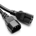 Dây nguồn C14-C15 dài 3m 16AWG (3x 1.31mm2), 13A/250V Unilink Uni-20015 cao cấp