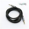 Dây VEGGIEG V-A615  Audio 2 đầu 3.5mm cao cấp