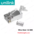 Hạt mạng CAT6A STP đường kính 1.6mm Unilink (UNI-01-00019) cao cấp