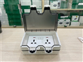 Hộp điện đôi Novalink NV-OW46, có công tắc, ngoài trời chống nước IP66 cao cấp