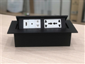 Hộp ổ điện âm bàn sinoamigo cao cấp STS-212GST-2B Black (lắp audio, điện, HDMI) 
