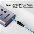 Hub Chia USB 3.0 10 in 1 UNITEK H1315B1-EU, 8 Cổng USB-A, 2 Cổng USB-C, Kèm nguồ