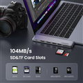 Hub USB -C sang HDMI 4K, USB 3.0, SD/TF, sạc PD 100W, 40Gbps cho MacBook Ugreen 
