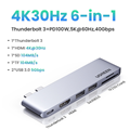 Hub USB -C sang HDMI 4K, USB 3.0, SD/TF, sạc PD 100W, 40Gbps cho MacBook Ugreen 