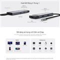 Hub USB Type-C 5 in 1 TPLINK UH5020C - HDMI 4K@60Hz, Sạc Nhanh 100W, MicroSD Car