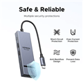 Hub Usb type C 6 in 1 Revodok sang Display Port 4K@60Hz, USB-C 2, USB -A 2, PD10