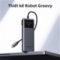 Hub USB Type C Groovy Robot Uno 6 in 1 ra USB-C, USB-A 3.2, HDMI 4K@60Hz, Sạc PD