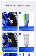 Kìm mạng bấm mạng đa năng Cat5 Cat6 DTECH  DT-1047