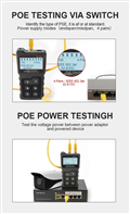 Máy kiểm tra mạng POE NF-488 cao cấp