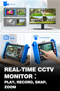 Máy kiểm tra và phân tích mạng CCTV chuyên nghiệp Noyafa NF-IPC722 - Màn hình cả