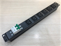 Thanh nguồn PDU 06 ổ cắm chuẩn C19, Công suất 20A, có C- 32A Unilink (UNI-PDU-6C