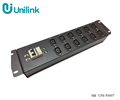 Thanh nguồn PDU 12 ổ cắm C13 (02 hàng ngang), có MCB 2P 32A UNI-50007 Unilink