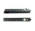 Thanh nguồn PDU 6 ổ cắm 3 chấu đa năng công suất 20A, MCB 2P 32A lắp rack THC-PD