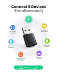 Thiết bị USB Bluetooth 5.0 Dongle Ugreen 80889 cao cấp