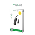 VegGieg V-C303 Bộ Chia USB2.0 ra 3 cổng USB2.0 + Đầu Đọc Thẻ (SD+TF 2 TRONG 1) c