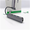 VegGieg V-TC05R Hub chuyển đổi Type C - 5 in 1 chính hãng