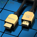 VH503 Cáp HDMI 2.1 8K60Hz Veggieg, đầu nối mạ vàng, 1.5M