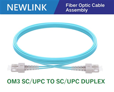 Dây nhảy quang NEWLINK OM3 Multimode SC/UPC-SC/UPC 35M Duplex cao cấp