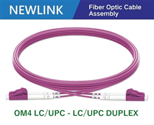 Dây nhảy quang NEWLINK OM4 Multimode LC/UPC-LC/UPC 40M Duplex cao cấp