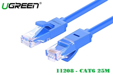 11208 Dây mạng LAN Ethernet CAT6 1000Mbps UGREEN - xanh Blue 25M