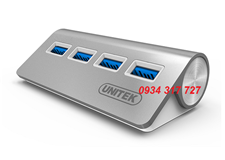 Bộ chia USB 3.0, 1 ra 4 Unitek Y3186 chính hãng 100%