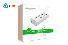 Bộ chia USB đa năng gồm 7 cổng USB 3.0 Ugreen UG-20296 kèm sạc điện thoại