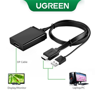 Bộ chuyển đổi HDMI + USB sang Displayport hỗ trợ 4K*2K Ugreen 40238