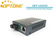 Bộ chuyển đổi quang điện 1 sợi OPTONE OPT-1202S25 10/100M