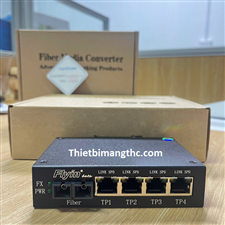 Bộ chuyển đổi quang điện công nghiệp 2 sợi quang, 4 Lan 1000M FLYIN (FLY-IMCB-1F4TG) cao cấp
