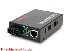 Bộ Chuyển đổi quang điện Media Converter 2 sợi 10/100/1000 APTEK AP110-20 cao cấp