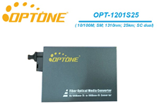 Bộ chuyển đổi quang điện 1 sợi OPTONE OPT-1201S25 10/100M