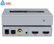 Bộ chuyển HDMI sang HDMI 3D 4K + Audio Dtech