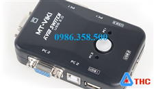Bộ gộp KVM, 2 vào 1 ra (USB KVM switch) MT-VIKI