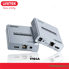 Bộ kéo dài HDMI qua lan 60M hỗ trợ 4K@60Hz UNITEK V164A cao cấp