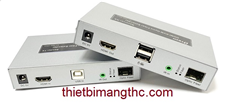 Bộ kéo dài HDMI sang quang cổng USB DTECH DT7059