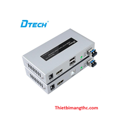 Bộ kéo dài HDMI sang quang cổng USB DTECH DT7059