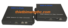 Bộ kéo dài hdmi sang quang USB HL-HDMI-1USB-20TR chính hãng