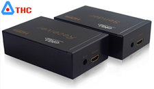Bộ kéo dài tín hiệu hdmi 150m,HDMI extender 150m bằng cáp mạng Lan