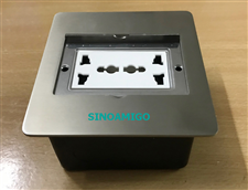 Bộ mặt đế âm sàn nắp lật SINOAMIGO SFP-1 3 lỗ chuẩn WIde