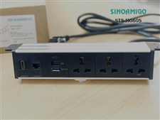Bộ Ổ điện lắp âm bàn Sinoamigo STS-HG60S cao cấp
