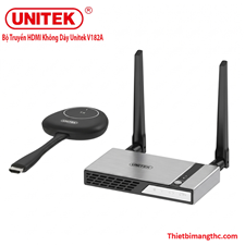 Bộ thu phát HDMI không dây 50m 4K@30hz sóng 2.4Ghz và 5Ghz Unitek V182A cao cấp