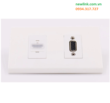 Bộ WallPlate HDMI+VGA