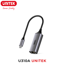 Cáp chuyển đổi Type-C sang LAN 10/100/1000 UNITEK U310A cao cấp