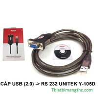 Cáp chuyển đổi USB 2.0 sang RS 232 UNITEK Y-105D