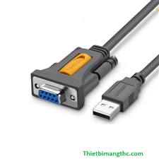 Cáp chuyển đổi USB sang Com rs232 âm dài 1,5m Ugreen 20201 cao cấp